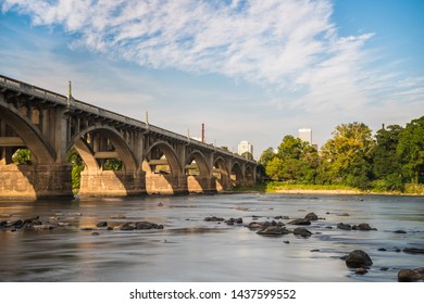 Gervais Street Bridge, Congaree River . Columbia, SC 