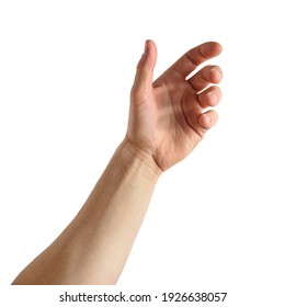 gesture of the hand for holding smartphone or bottle - Powered by Shutterstock