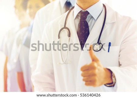 Similar – Image, Stock Photo Thumbs up Health care