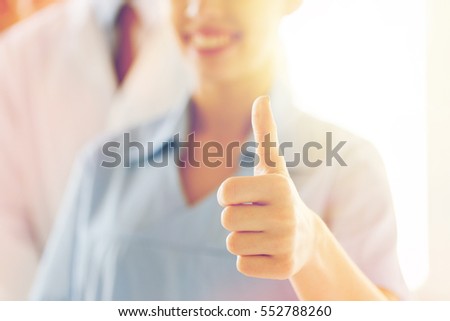 Similar – Image, Stock Photo Thumbs up Health care