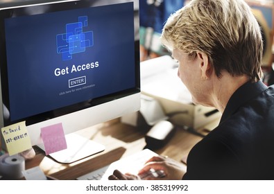 Get Access Availability Obtainable Online Internet Technology Concept