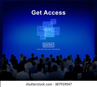 Get Access Availability Obtainable Online Internet Technology Concept