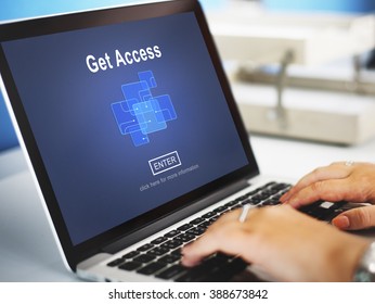 Get Access Availability Obtainable Online Internet Technology Concept