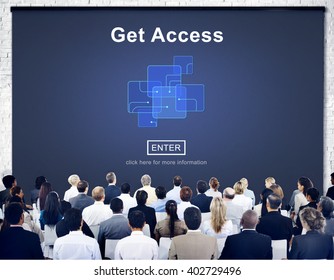 Get Access Availability Obtainable Online Internet Technology Concept
