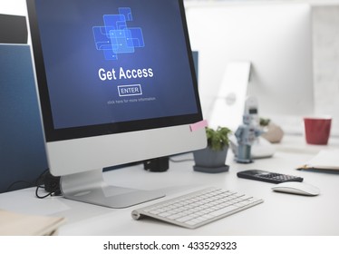 Get Access Availability Obtainable Online Internet Technology Concept