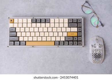 Get up close and personal with our sleek mechanical keyboard photo. Perfect for tech enthusiasts, gamers, and professionals alike. Capture the essence of precision and style in your projects today!