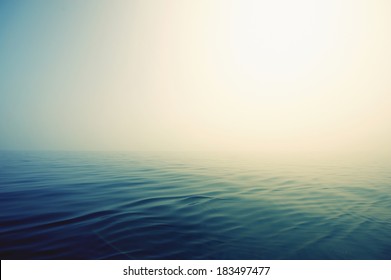 Get lost in a peaceful and misty ocean - Shutterstock ID 183497477