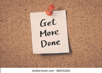 Get More Done