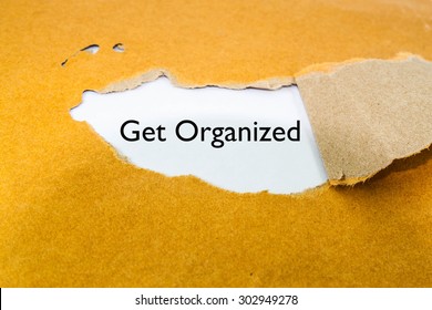 Get Organized Business Concept