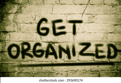 Get Organized Concept