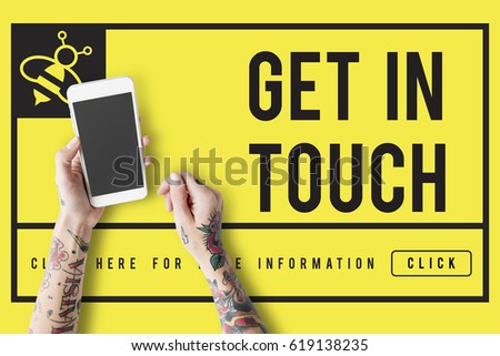 Get in Touch Stay Connected Concept