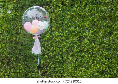 Get Well Soon Balloons With Tree Background