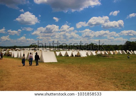 Gettysburg Reenactment Campsite
