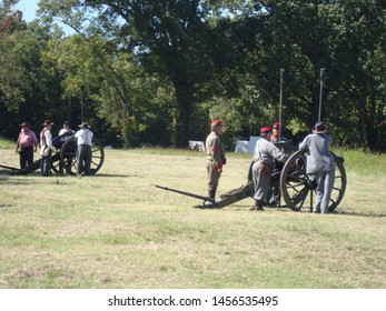Gettysburg,Pennsylvania /USA- 07/19/2019  Photo Of People Participate As A Hobby In American Civil War Reenactment