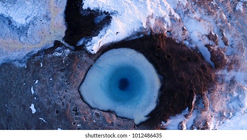 
Geyser In Aerial View