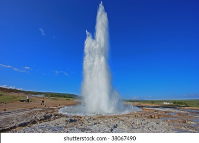 Geyser In Iceland