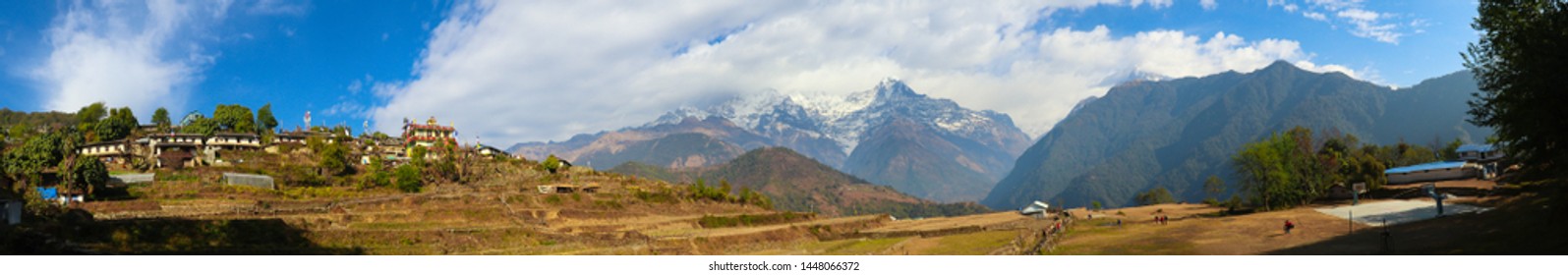 Ghandruk Is A Town And Village Development Committee In Kaski District In The Gandaki Zone Of Northern-central Nepal