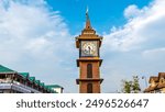 The Ghanta Ghar or Clock Tower at Lal Chowk, Srinagar is one of the main tourist attraction in Jammu and Kashmir, India