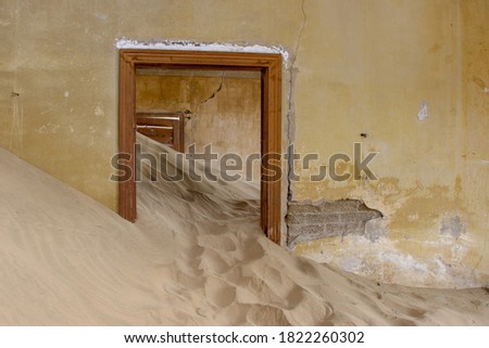 Ghost city of Kolmanskop in the south of Namibia