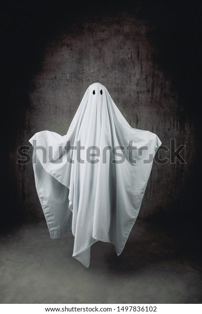 Ghost Sheet Floating Air Stock Photo (Edit Now) 1497836102