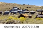                              Ghost town in Bodie, California 