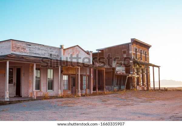 Ghost Town Movie Set View Main Stock Photo 1660335907 | Shutterstock