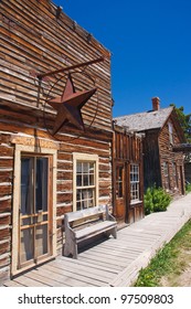 Ghost Town In Virginia City, Montana