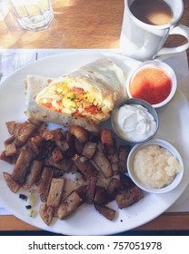 Giant Breakfast Burrito