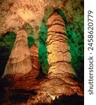 Giant Dome and Twin Domes of Carlsbad Caverns National Park : Carlsbad, NM, USA