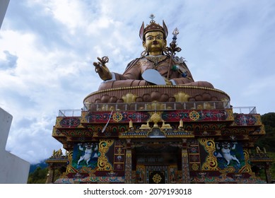 Giant Guru Rinpoche Statue In Lhuentse.