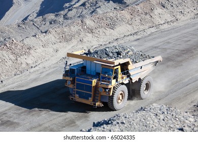 Giant Ore Truck At Gold Mine