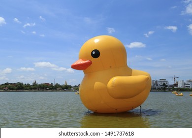 The Giant Rubber Duck In Thailand