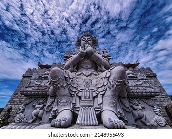 Giant statue in vihara Ksitigarbha Bodhisatvva