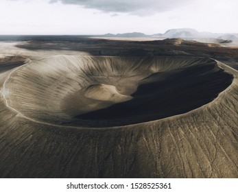 A Giant Volcanic Crater In Iceland