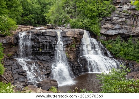 Giant Water Falls at Blackwater Falls West Virginia