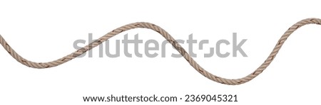 A giant web rope stretched into a curve