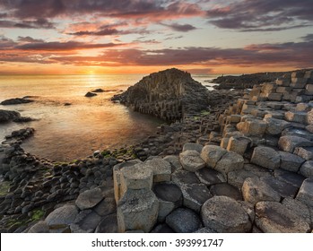 Giant's Causeway, Antrim, Northern Ireland - Shutterstock ID 393991747