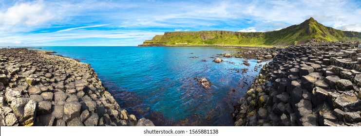 Giant's Causeway in a beautiful summer day, Northern Ireland - Shutterstock ID 1565881138