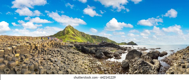 Giant's Causeway in a beautiful summer day, Northern Ireland - Shutterstock ID 642141229