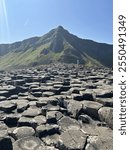 Giants Causeway Hexagon Basalt pillars