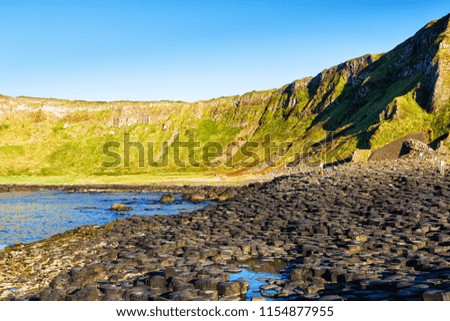 Similar – Sonnenuntergang am Giant s Causeway