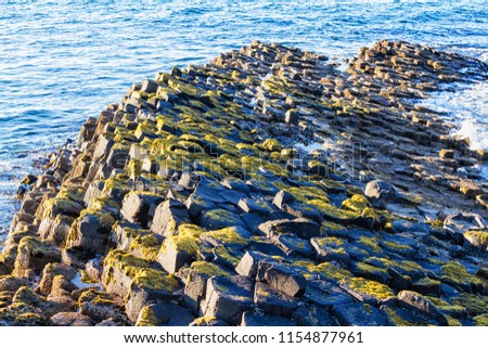 Similar – Sonnenuntergang am Giant s Causeway