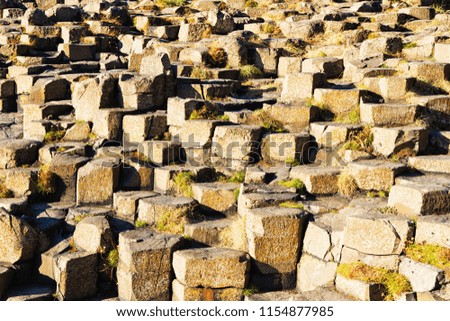 Similar – Sonnenuntergang am Giant s Causeway