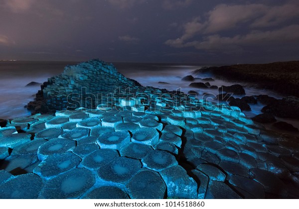 Giants Causeway Night Northern Ireland Stock Photo Edit Now 1014518860