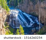 Gibbon Falls is a waterfall on the Gibbon River in northwestern Yellowstone National Park in the United States. Gibbon Falls has a drop of approximately 84 feet (26 m).