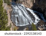 Gibbon falls in Yellowstone National Park