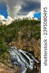 Gibbon Falls in Yellowstone Wyoming