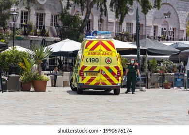 Gibraltar, 06 06 2021; Gibraltar Primary Care Ambulance