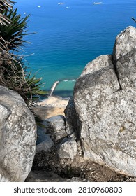 Gibraltar Cliffs Creating A Beautiful Frame For Coastal Landscape
