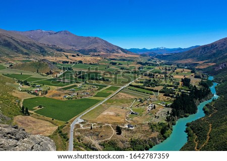 Gibston wine region in Central Otago